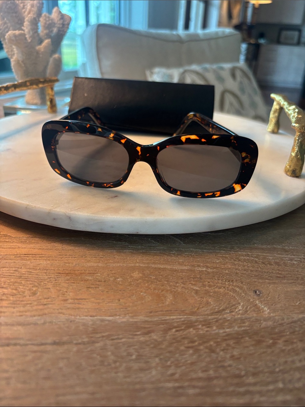 Fendi Tortoiseshell Sunglasses with Brown Lenses